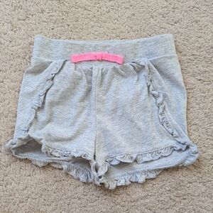 Jumping Beans Light Gray Shorts with Pink Accent